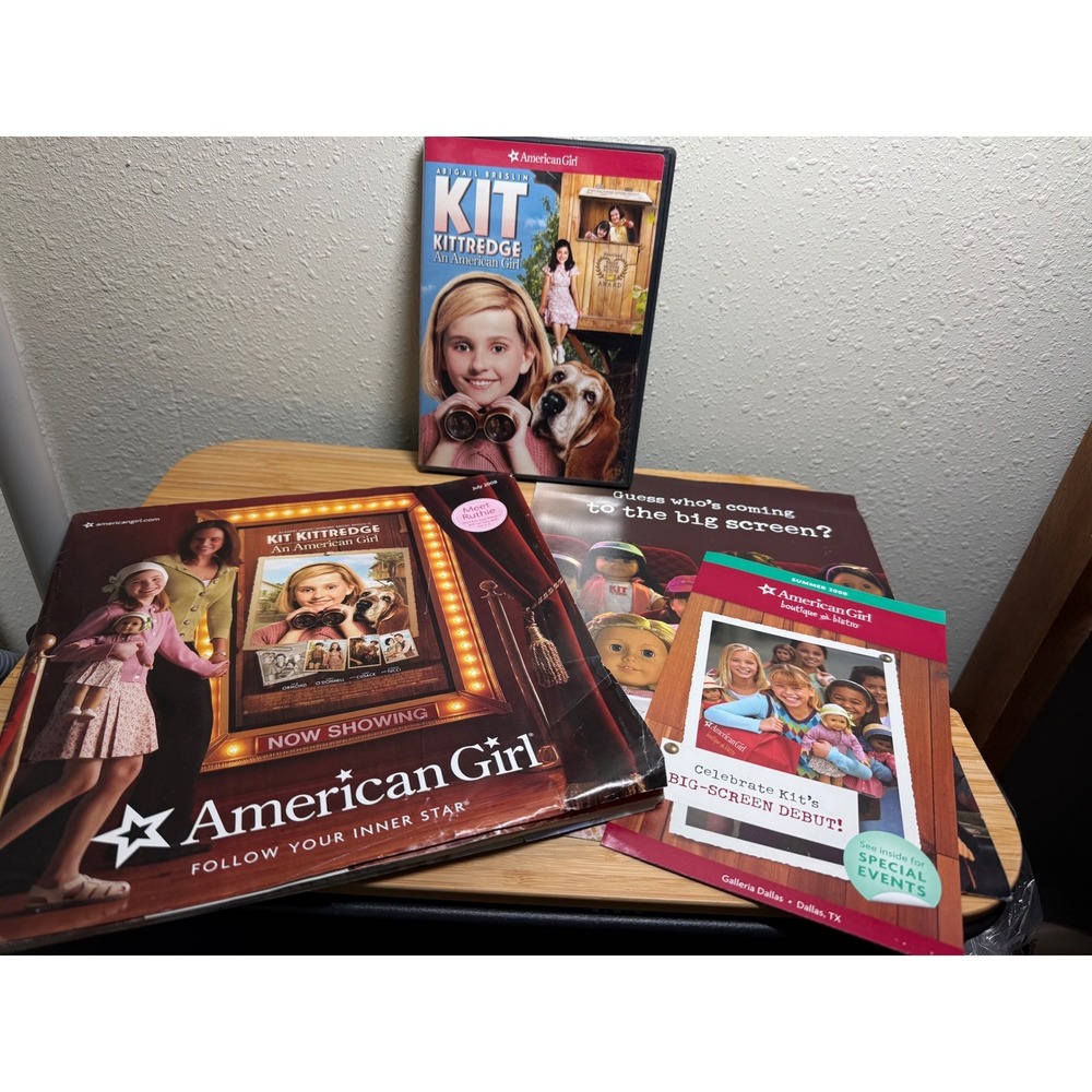 American Girl Kit Kittredge DVD Movie Media Bundle 2008 Promo Lot